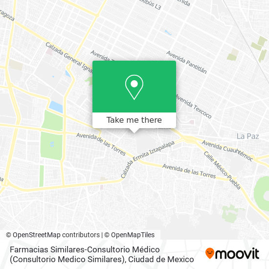 Mapa de Farmacias Similares-Consultorio Médico (Consultorio Medico Similares)