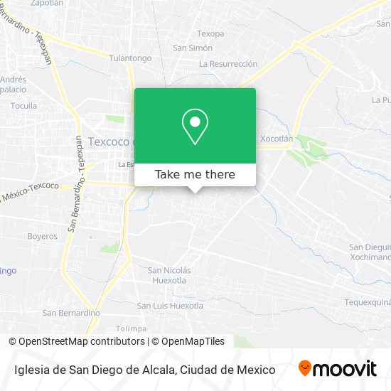 Mapa de Iglesia de San Diego de Alcala
