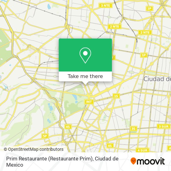 Prim Restaurante map