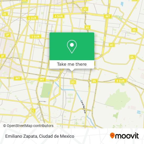 Emiliano Zapata map