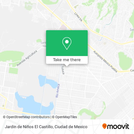 Jardín de Niños El Castillo map