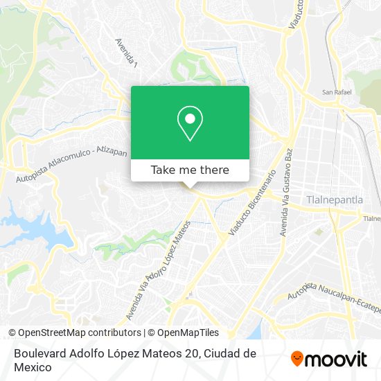 Boulevard Adolfo López Mateos 20 map
