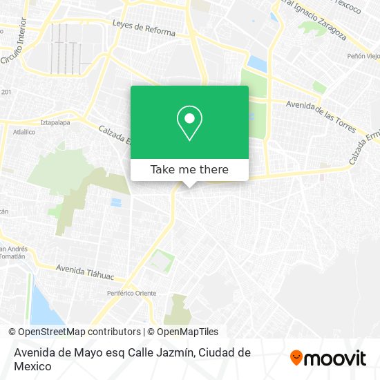 Mapa de Avenida de Mayo esq Calle Jazmín