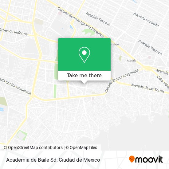 Mapa de Academia de Baile Sd