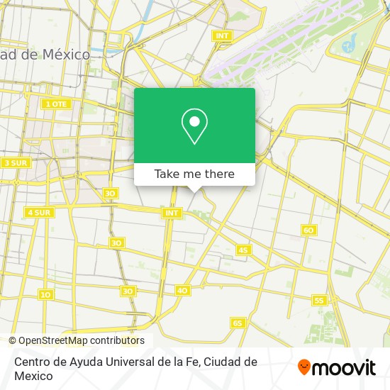 Centro de Ayuda Universal de la Fe map