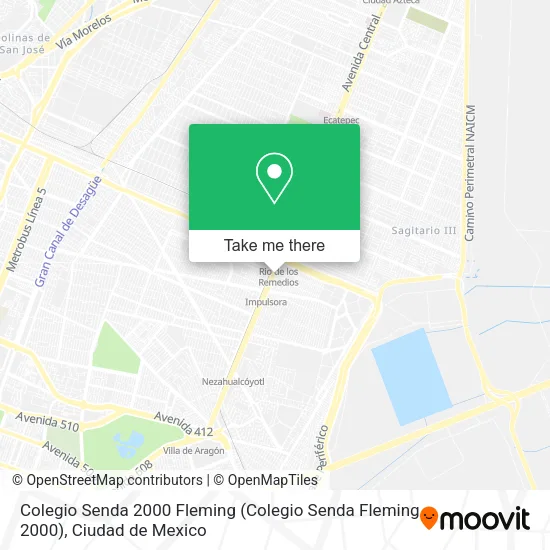 Mapa de Colegio Senda 2000 Fleming