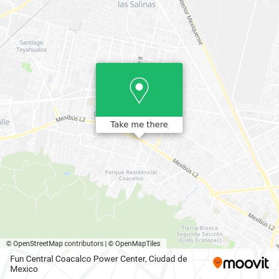 Fun Central Coacalco Power Center map