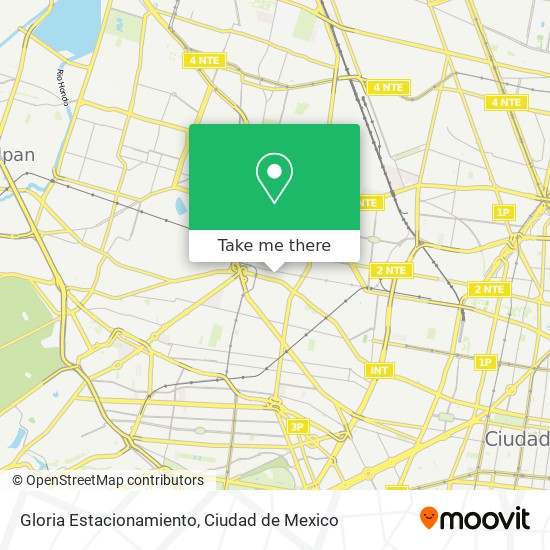 Gloria Estacionamiento map