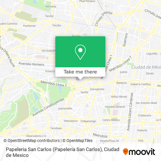 Papeleria San Carlos (Papelería San Carlos) map