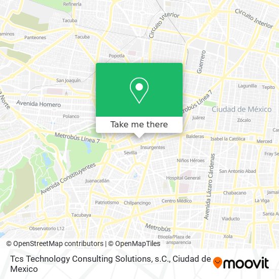 Tcs Technology Consulting Solutions, s.C. map