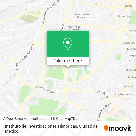 Instituto de Investigaciones Históricas map
