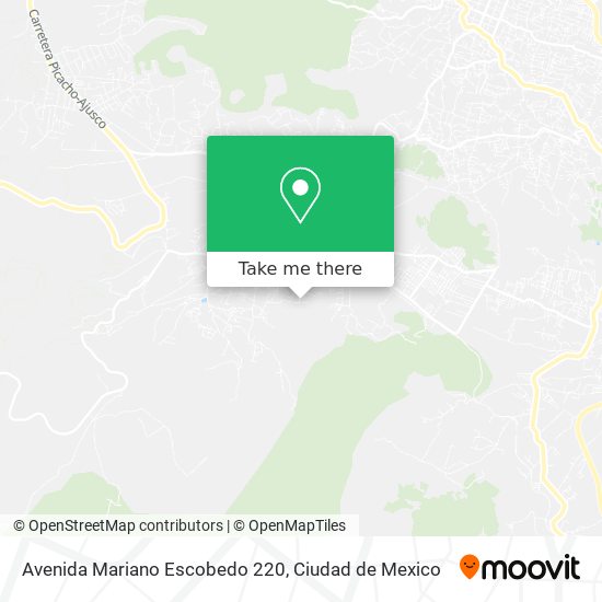 Mapa de Avenida Mariano Escobedo 220