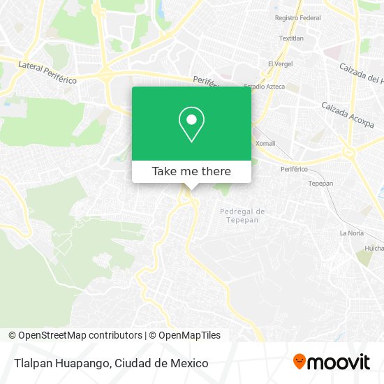 Tlalpan Huapango map