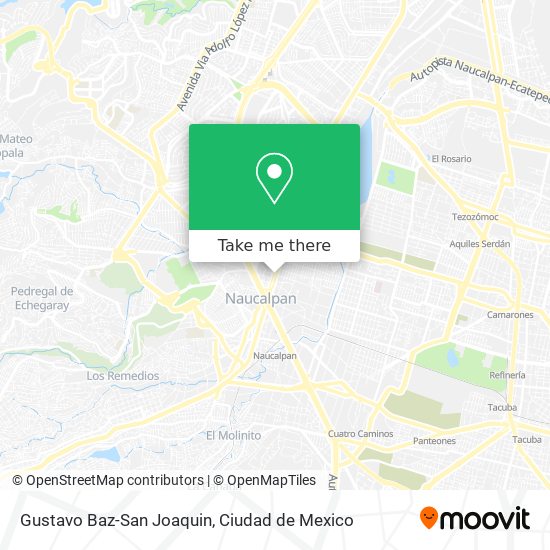 Gustavo Baz-San Joaquin map