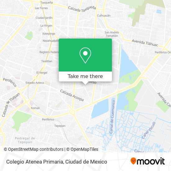 Colegio Atenea Primaria map