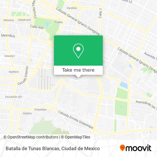 Batalla de Tunas Blancas map