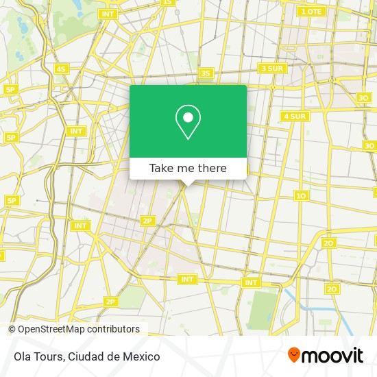 Ola Tours map