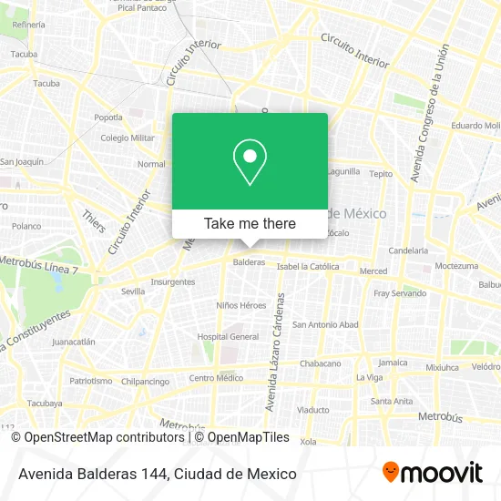 Avenida Balderas 144 map