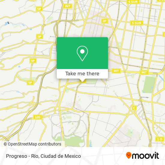 Progreso - Río map