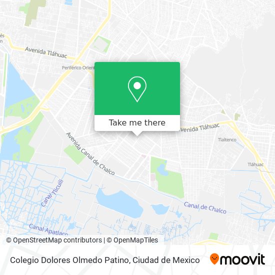 Colegio Dolores Olmedo Patino map