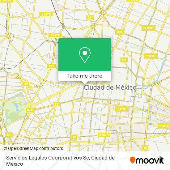 Servicios Legales Coorporativos Sc map