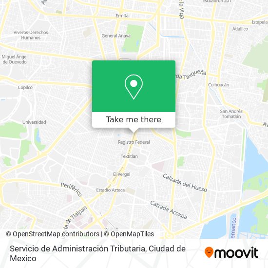 Servicio de Administración Tributaria map