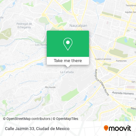 Mapa de Calle Jazmín 33