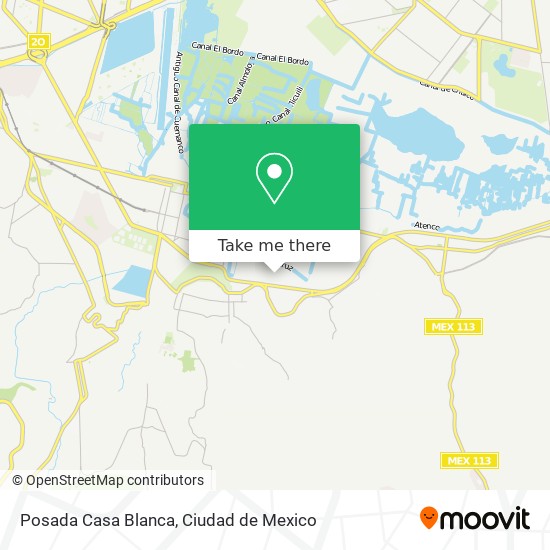 Posada Casa Blanca map