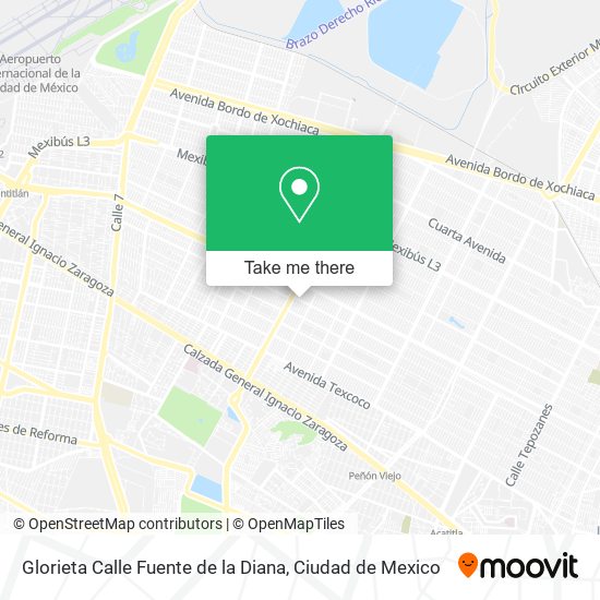 Mapa de Glorieta Calle Fuente de la Diana