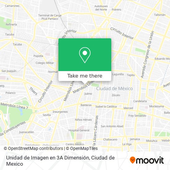 Unidad de Imagen en 3A Dimensión map