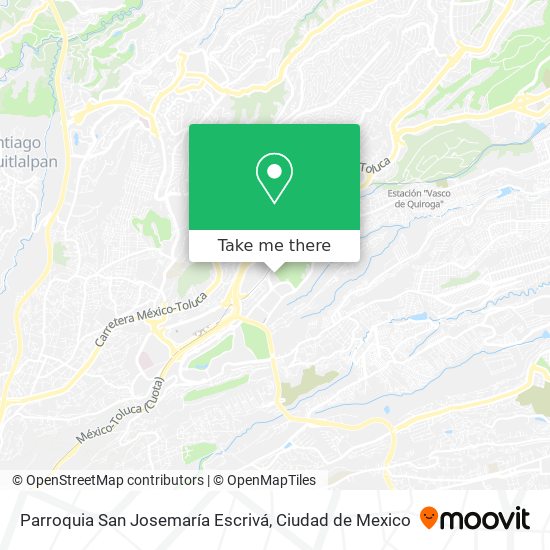 Mapa de Parroquia San Josemaría Escrivá