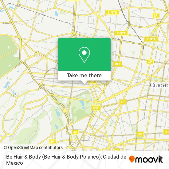 Mapa de Be Hair & Body