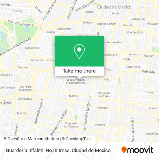 Guardería Infalntil No.III Imss map