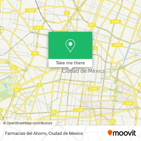 Farmacias del Ahorro map