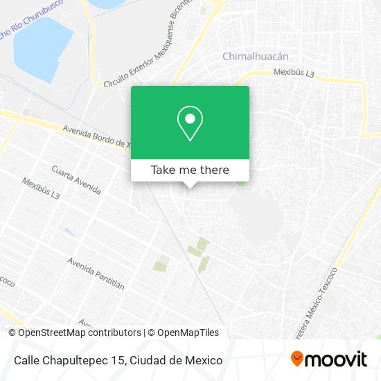 Calle Chapultepec 15 map