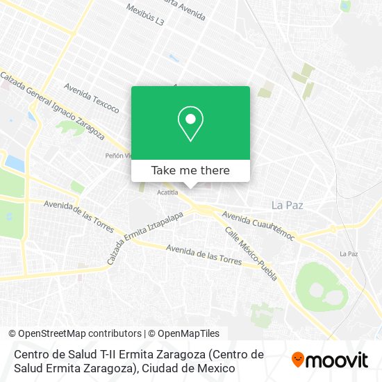 Centro de Salud T-II Ermita Zaragoza (Centro de Salud Ermita Zaragoza) map