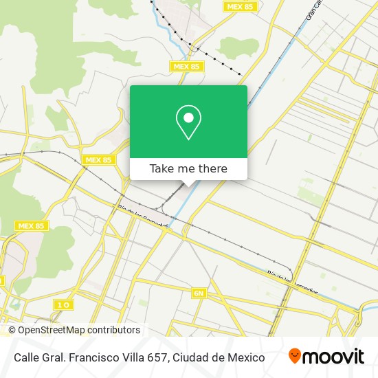 Mapa de Calle Gral. Francisco Villa 657