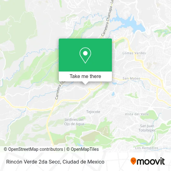 Rincón Verde 2da Secc map