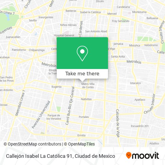 Callejón Isabel La Católica 91 map