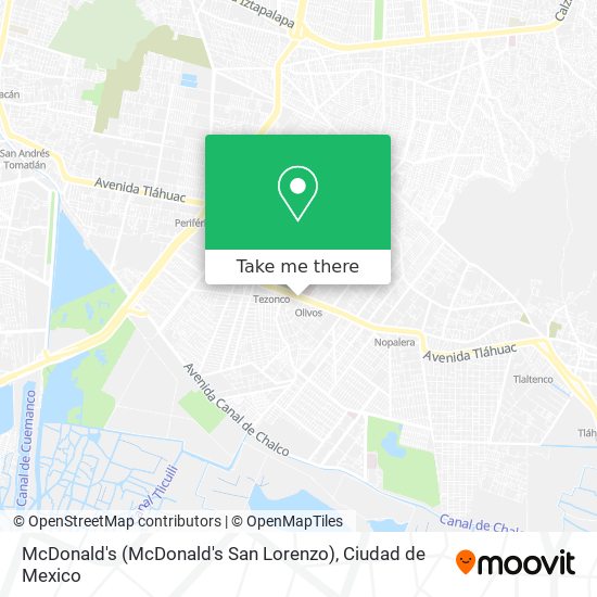 Mapa de McDonald's (McDonald's San Lorenzo)