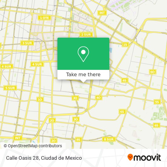 Mapa de Calle Oasis 28