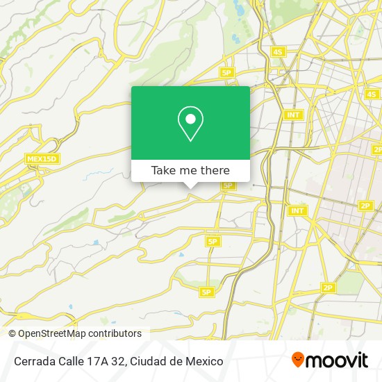 Mapa de Cerrada Calle 17A 32