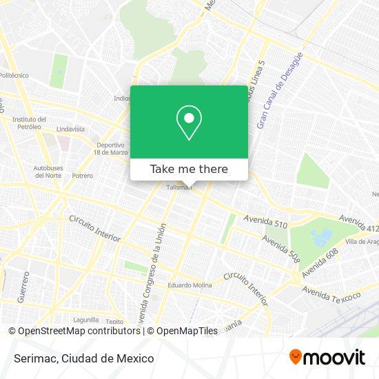 Mapa de Serimac