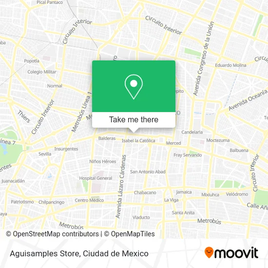Aguisamples Store map