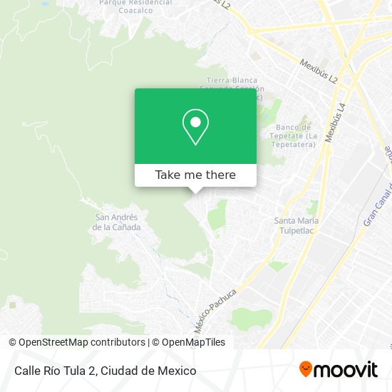 Calle Río Tula 2 map