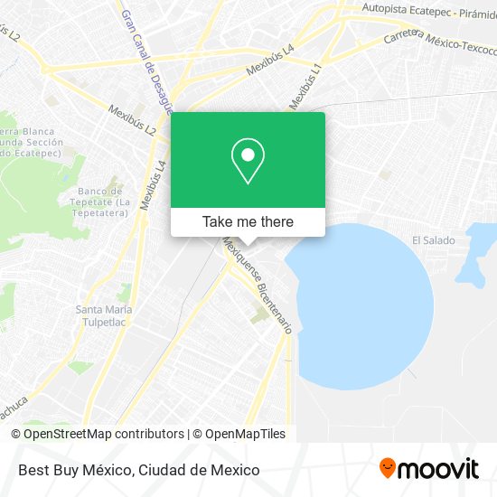 Mapa de Best Buy México