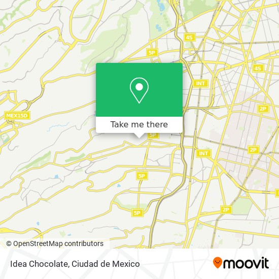 Mapa de Idea Chocolate