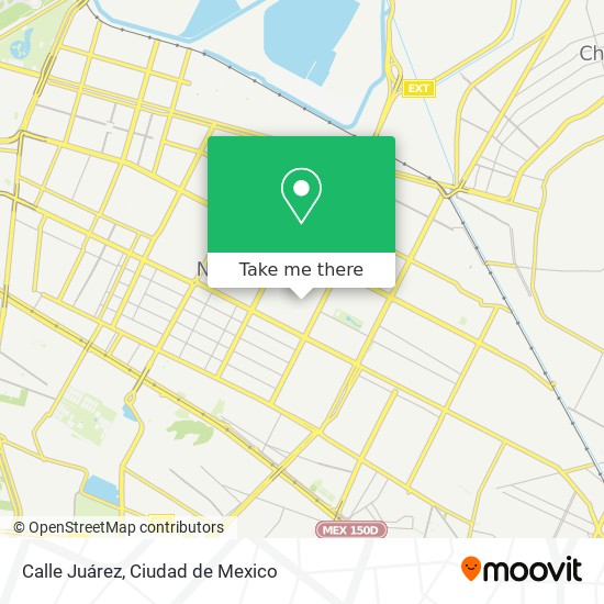 Calle Juárez map