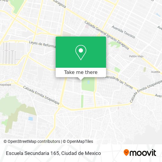 Escuela Secundaria 165 map