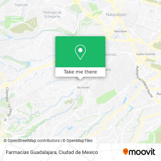 Farmacias Guadalajara map